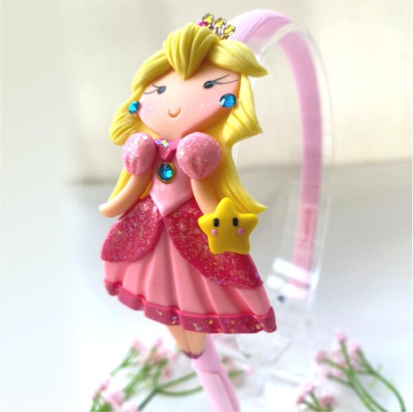 Tiara Princesas - Princesa Peach Super Mario Bros - Image 2