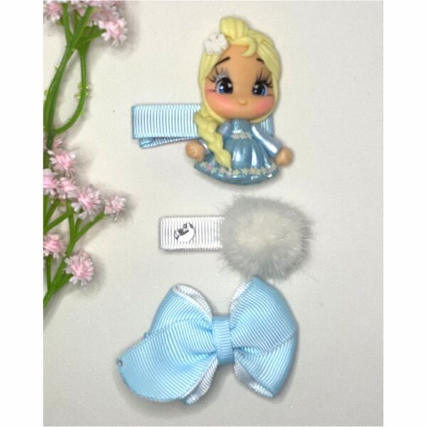 Kit Hair Clips Elsa Frozen