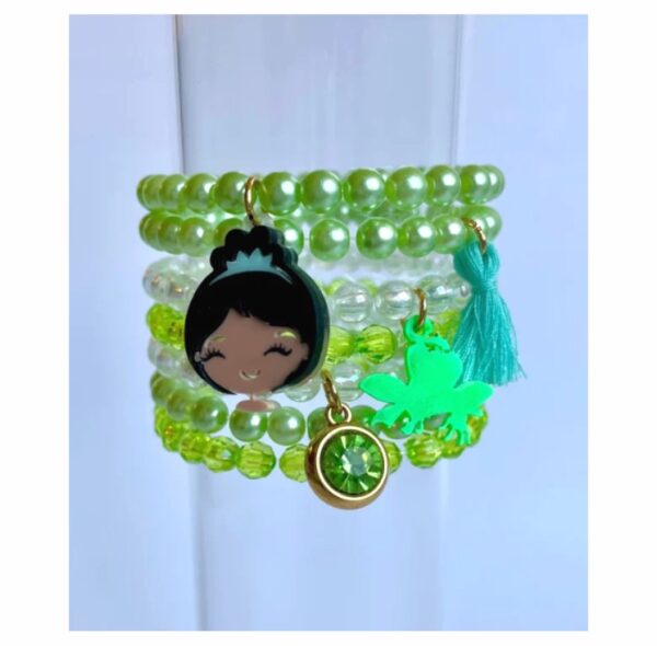 Kit Pulseiras Princesa Tiana